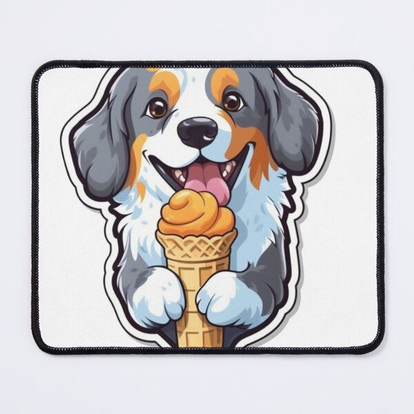Item preview, Dog Eating Icecream designed and sold by joanwatson45.