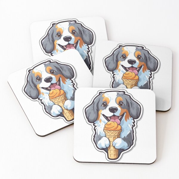 Item preview, Dog Eating Icecream designed and sold by joanwatson45.