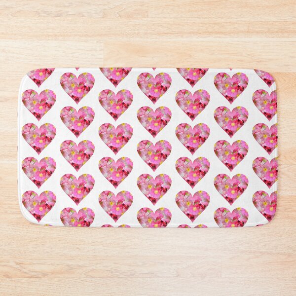 Item preview, Pink Flowers Heart Design. Vibrant Romantic Valentine Theme. designed and sold by origoo.