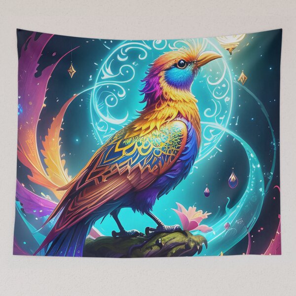 Item preview, fantasy bird designed and sold by PandorasWelt.