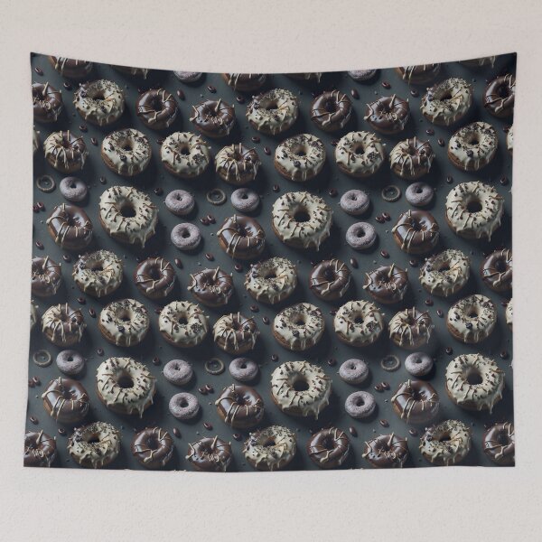 Item preview, Donut vanila and chocolate dominant pattern designed and sold by HarshBrown.