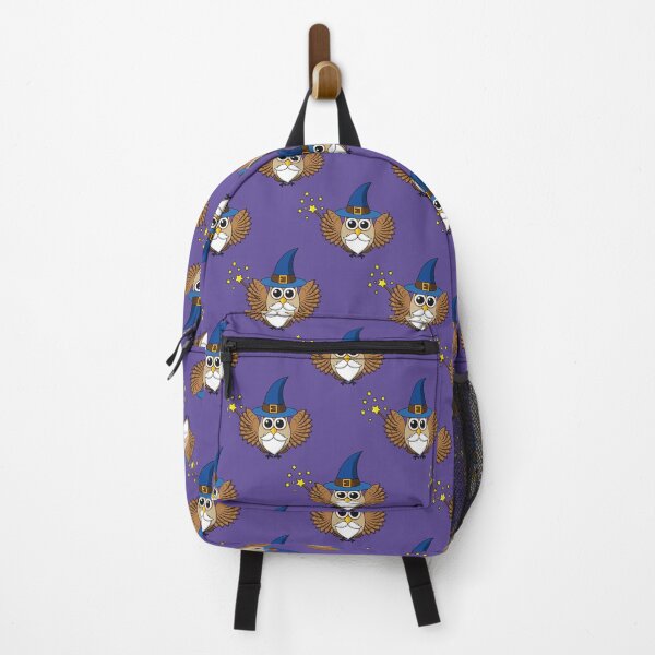 Item preview, Cute Merlin the Wizard Owl Cartoon designed and sold by BirdAtWork.