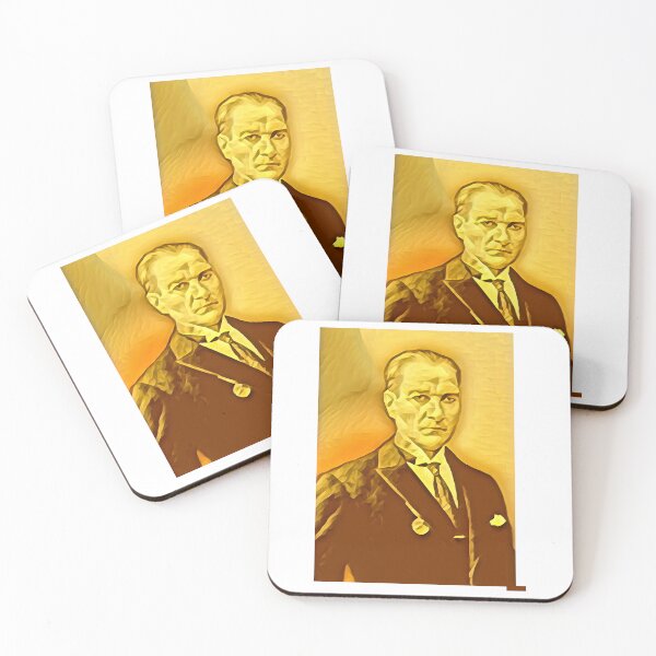 Item preview, Mustafa Kemal Atatürk Artwork  Mustafa Kemal Atatürk Portrait  Mustafa Kemal Atatürk Wall Art designed and sold by jackson-jeffers.