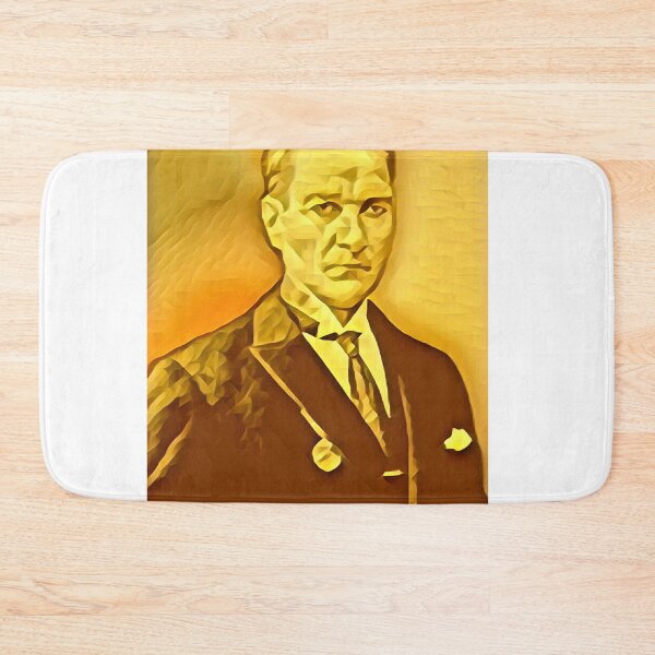 Item preview, Mustafa Kemal Atatürk Artwork  Mustafa Kemal Atatürk Portrait  Mustafa Kemal Atatürk Wall Art designed and sold by jackson-jeffers.