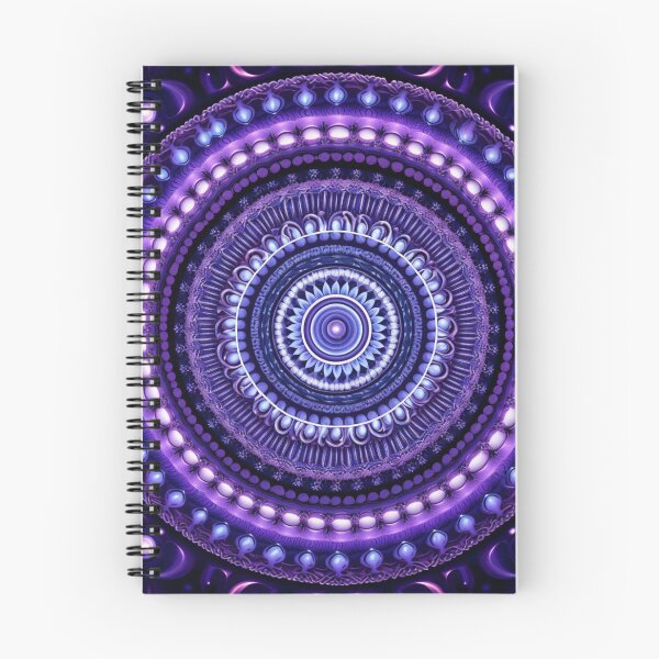 Item preview, a purple circular design background, in the style of kaleidoscopic designs, light violet designed and sold by PinkPinkArts.