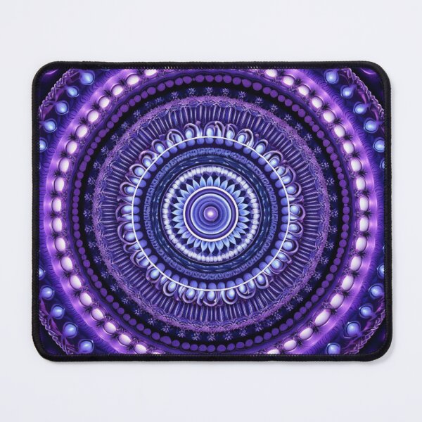 Item preview, a purple circular design background, in the style of kaleidoscopic designs, light violet designed and sold by PinkPinkArts.