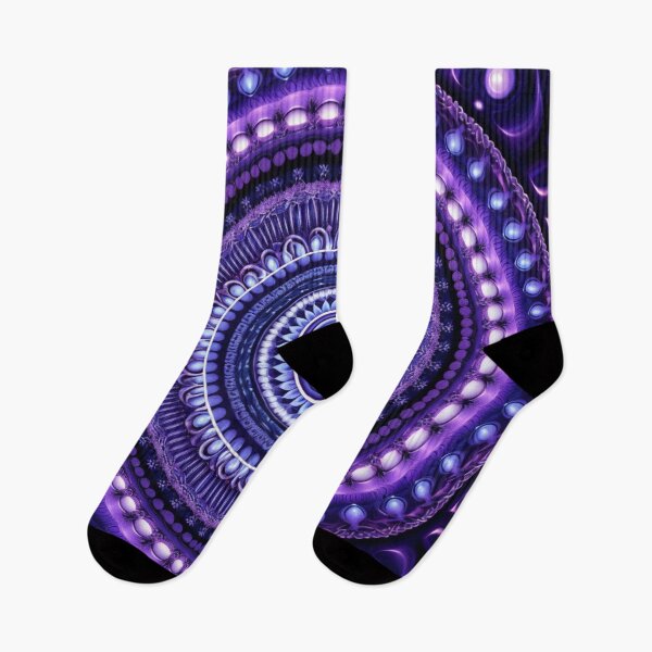 Item preview, a purple circular design background, in the style of kaleidoscopic designs, light violet designed and sold by PinkPinkArts.