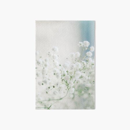 Sale, Flower Photo, Baby's Breath, Bokeh Dreamy Photo Art, Vintage Inspired Style, Teal White, Bedroom Wall Art, Mother's Day, Gift good for Her