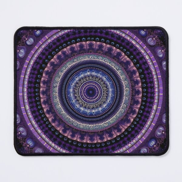 Item preview, a purple circular background, in the style of kaleidoscopic designs, light violet designed and sold by PinkPinkArts.