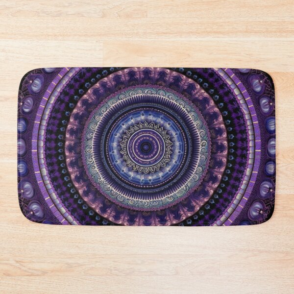 Item preview, a purple circular background, in the style of kaleidoscopic designs, light violet designed and sold by PinkPinkArts.