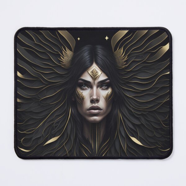 Item preview, Illustration of a Valkyrie trendy abstract cool fantasy poster art designed and sold by Vintage Designs +.