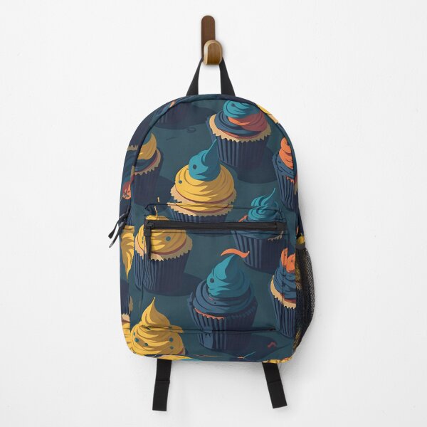 Item preview, cupcakes vibrant color topping pattern designed and sold by HarshBrown.