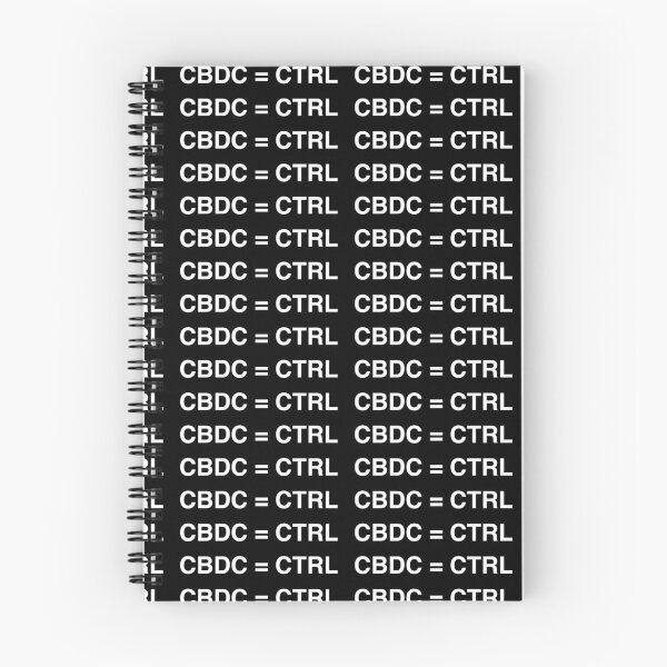 Item preview, CBDC = CTRL, Stay free reject cbdc, say no to cbdc, central bank digital currency, Britcoin designed and sold by Giovanni-c.