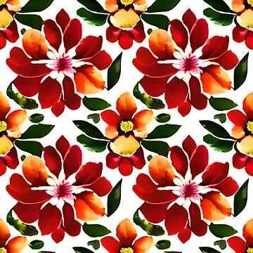 Artwork thumbnail, Flower Pattern "Dustin" by Patterns For Products