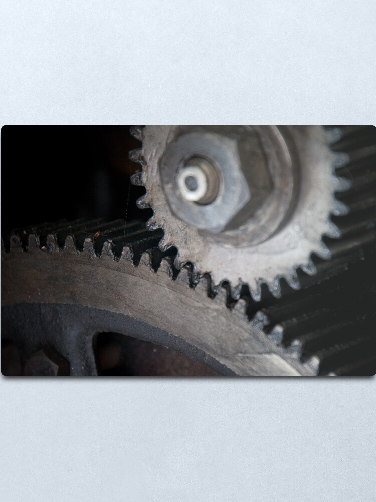 Alternate view of Gears Metal Print