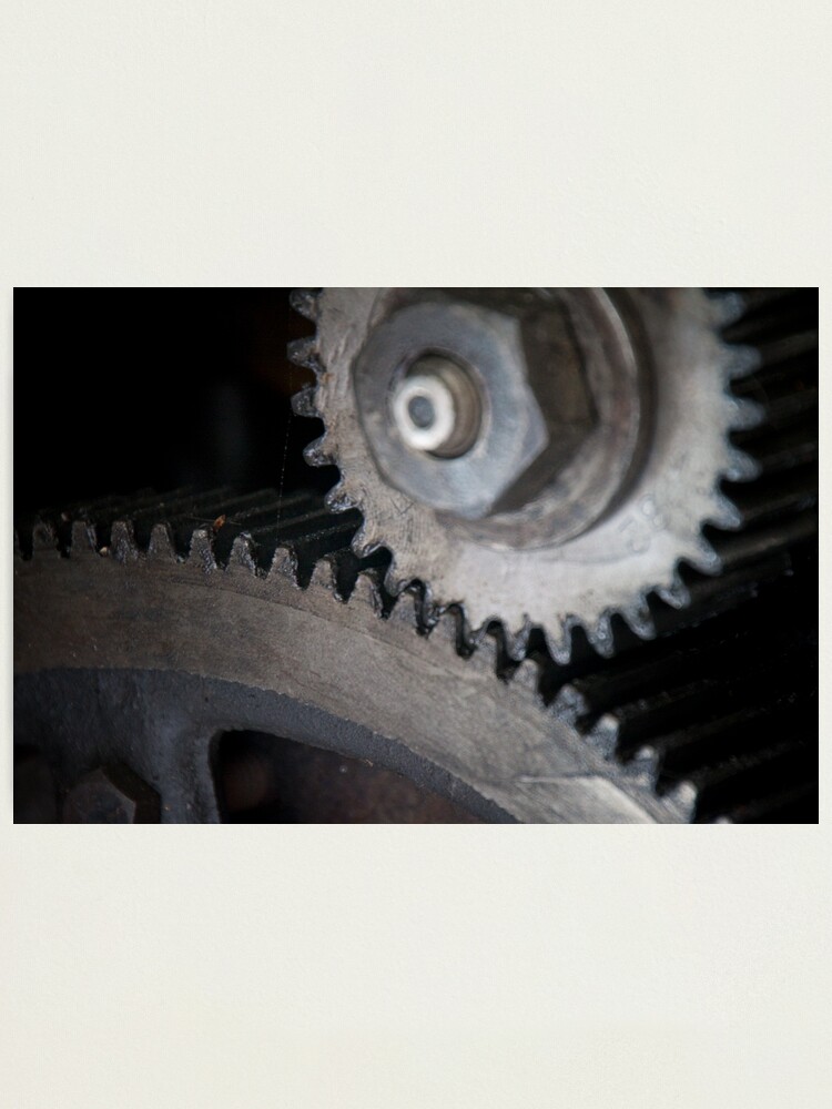 Alternate view of Gears Photographic Print