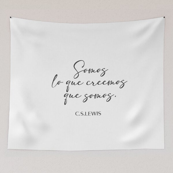 Item preview, Somos lo que creemos que somos, Spanish Quote designed and sold by Aryam Quotes.