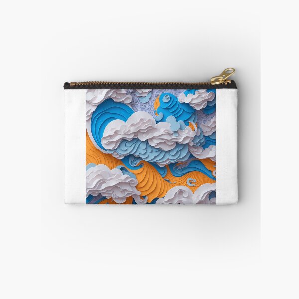 Item preview, A detailed illustration of clouds quilled paper designed and sold by rajaindra.