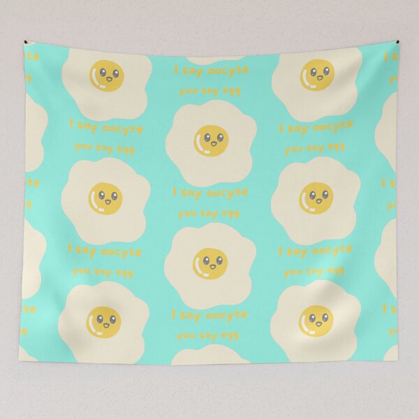 Item preview, You say egg I say oocyte funny midwife egg cartoon designed and sold by Lady-Frost.