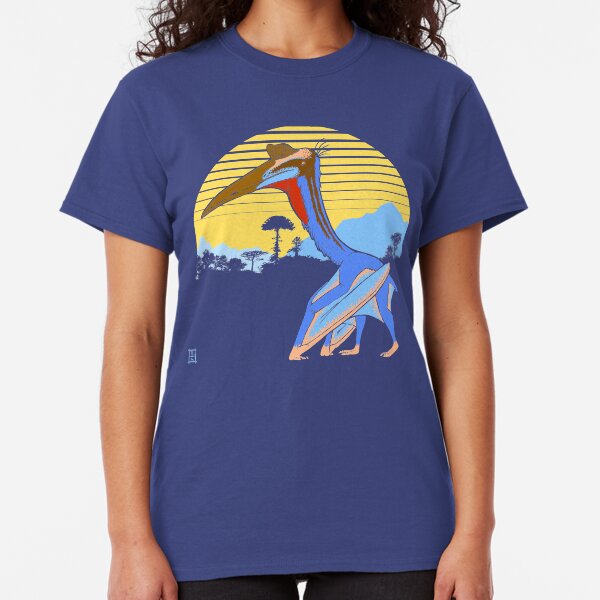 Pterosaur Sunset (Dark Version) Classic T-Shirt