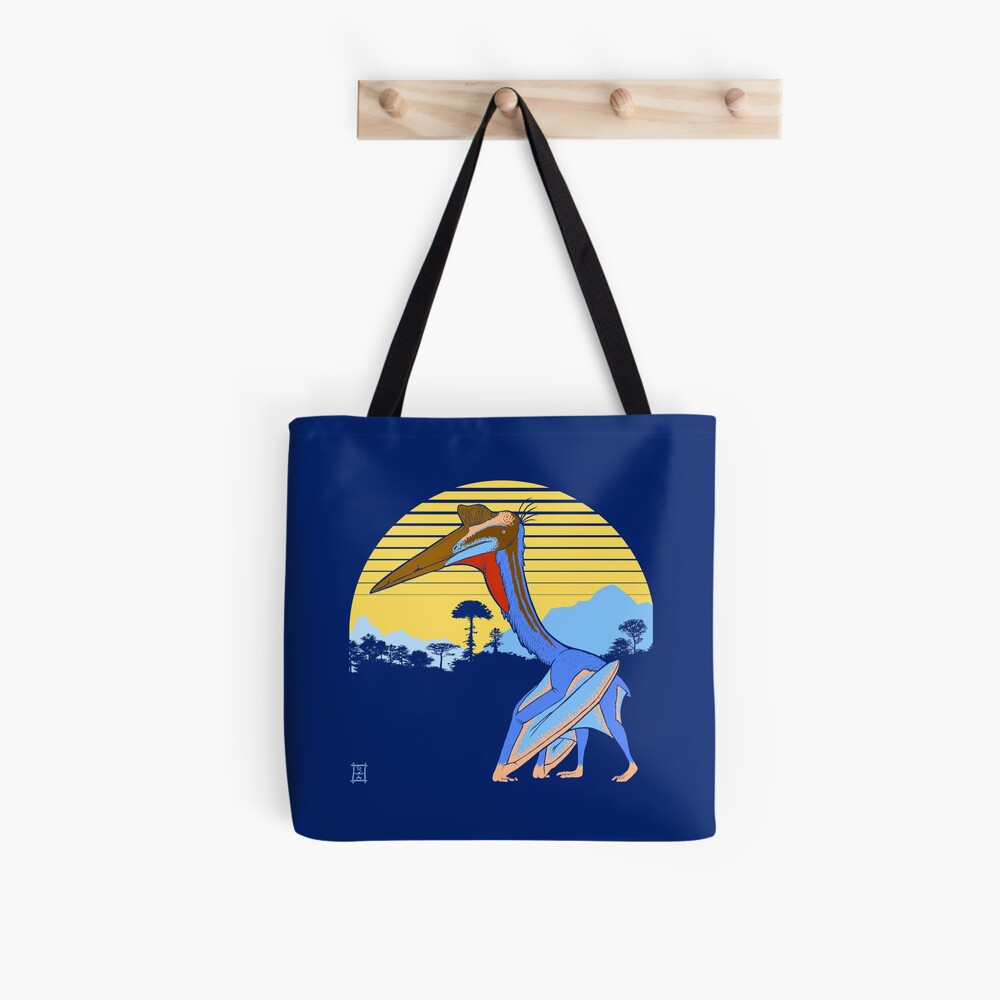 Pterosaur Sunset (Dark Version) Tote Bag