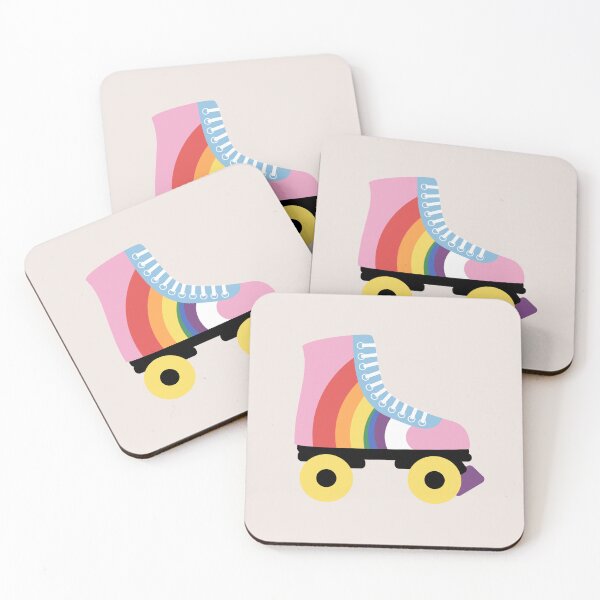 Item preview, Roller skate in rainbow colors designed and sold by Pia Kolle.