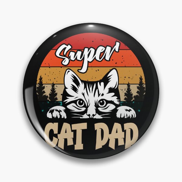 Item preview, Super cat dad fathers day designed and sold by RaselStyleHub.