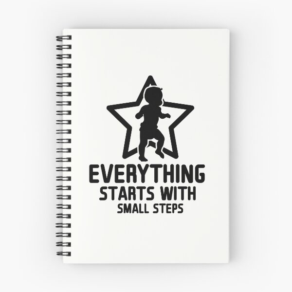Item preview, Everything Start with Small Step Black Version designed and sold by Andantino.