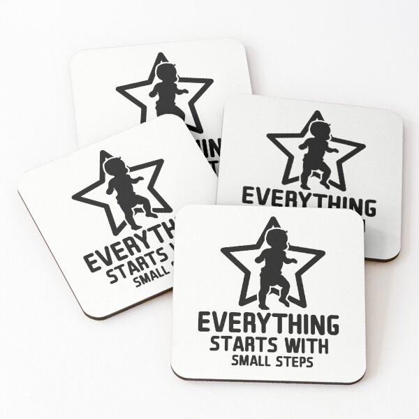 Item preview, Everything Start with Small Step Black Version  designed and sold by Andantino.