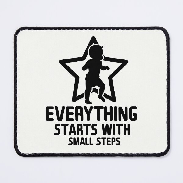 Item preview, Everything Start with Small Step Black Version designed and sold by Andantino.