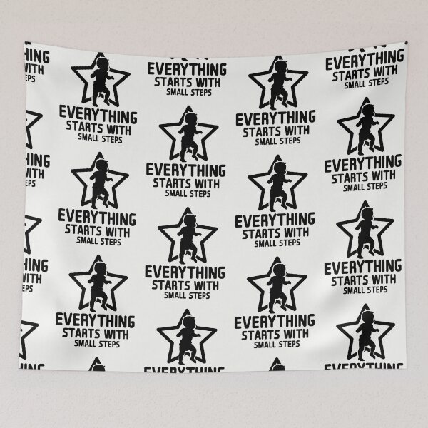Item preview, Everything Start with Small Step Black Version  designed and sold by Andantino.