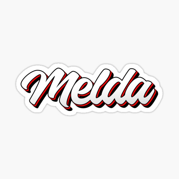 Melda Name Label Merch Gifts for Sale Redbubble 