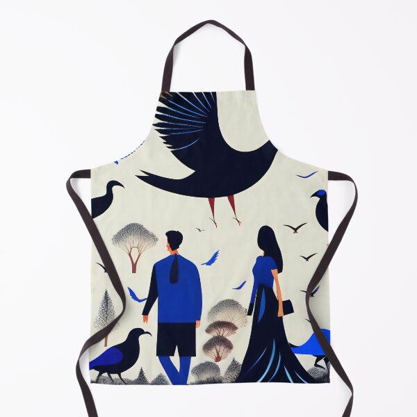 Item preview, Elegant symbiosis: artful encounters between man and bird designed and sold by NDArtistShop.