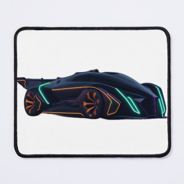 Item preview, Neon Speed: A Futuristic Formula 1 Car in Vibrant Illumination designed and sold by RedArtG09.
