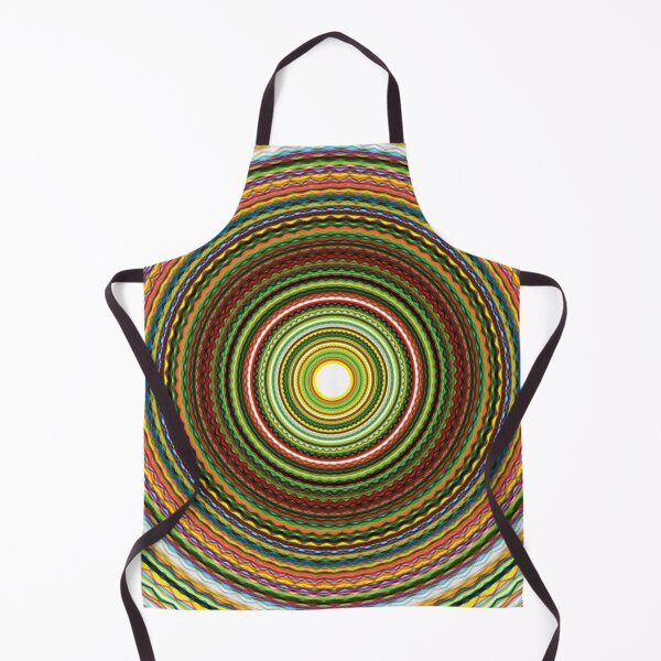 Item preview, Vibrant Circle Colorful Mandala Painting designed and sold by origoo.