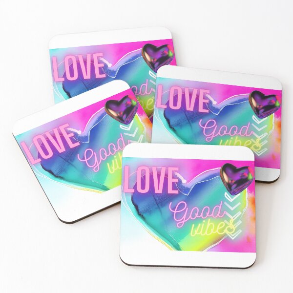 Item preview, Colorful love and good vibes abound designed and sold by newfangledts.