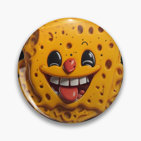 Item preview, Cute and Adorable Charming Smiling Cheese Slice designed and sold by PC-artist.