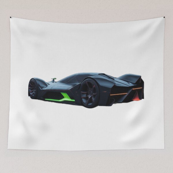 Item preview, Futuristic Racing: Sleek and Stylish Formula 1 Car in Neon Lights designed and sold by RedArtG09.