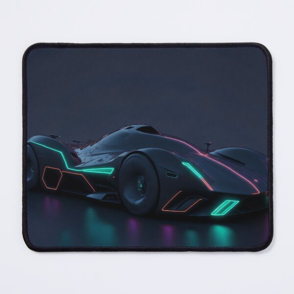 Item preview, Neon Power: The Futuristic Allure of a Formula 1 Car in White Ambiance designed and sold by RedArtG09.