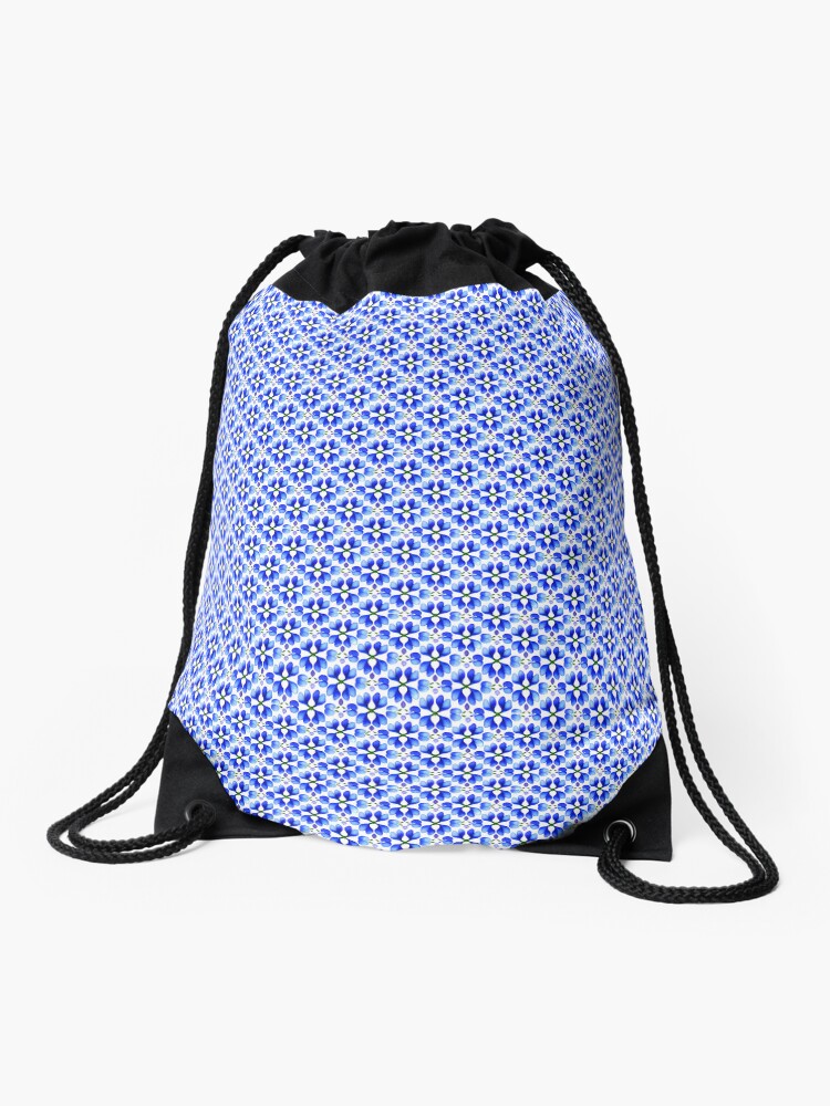 Thumbnail 1 of 3, Drawstring Bag, Flower Pattern "Lisa" designed and sold by Patterns For Products.