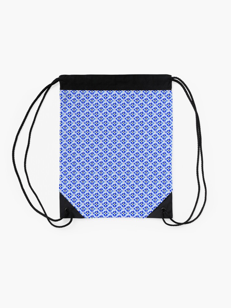 Thumbnail 2 of 3, Drawstring Bag, Flower Pattern "Lisa" designed and sold by Patterns For Products.