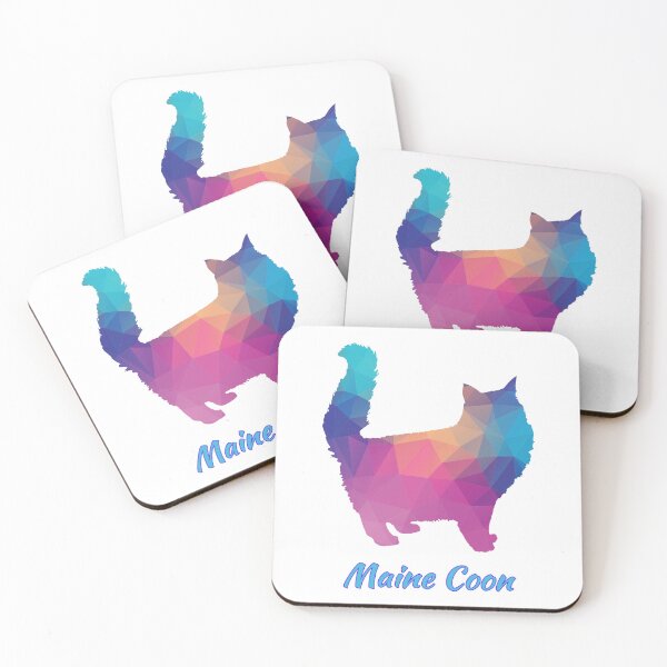 Item preview, Colorful Maine Coon cat designed and sold by Thirdsun.