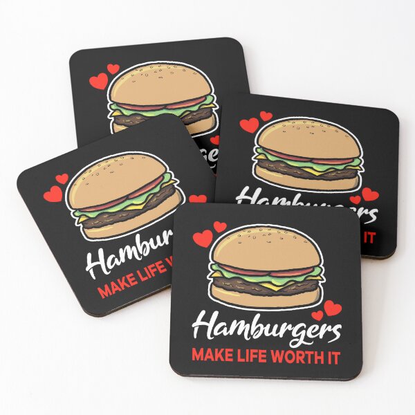 Item preview, Hamburgers make life worth it saying designed and sold by jonmlam.