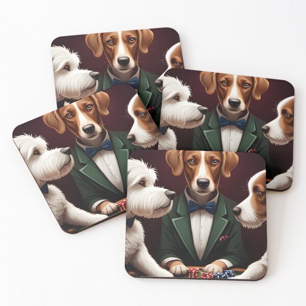 Item preview, Poker Dogs designed and sold by Intergalactic threads.