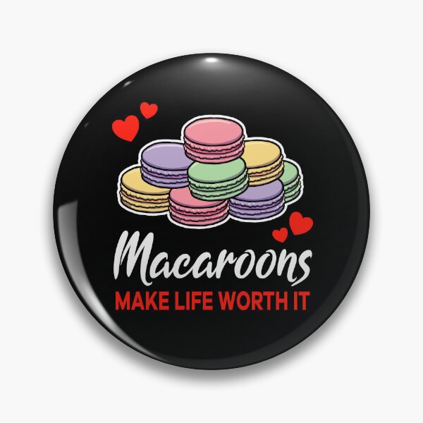 Artikelvorschau, Macaroons make life worth it saying entworfen und verkauft von jonmlam.