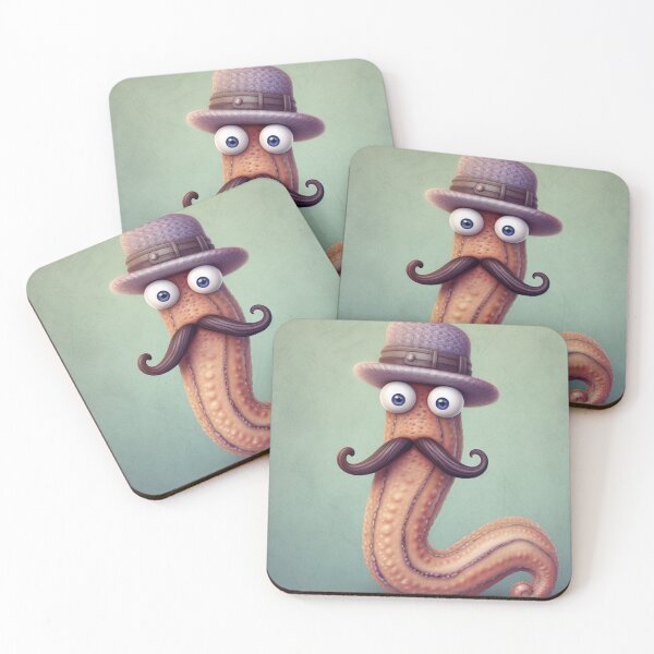 Item preview, you are a worm with a mustache! designed and sold by e-design-studio.
