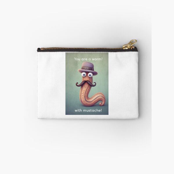 Item preview, you are a worm with a mustache! designed and sold by e-design-studio.