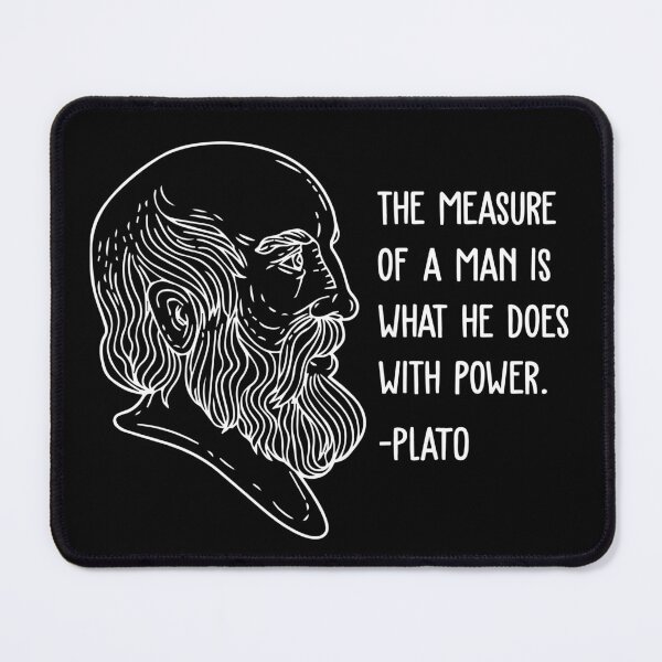 Item preview, Plato Wisdom Quotes - The Measure of a Man designed and sold by CMTees.