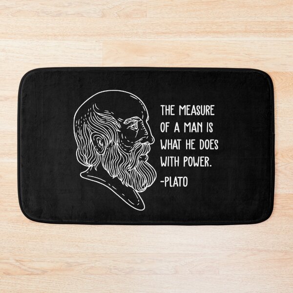 Item preview, Plato Wisdom Quotes - The Measure of a Man designed and sold by CMTees.
