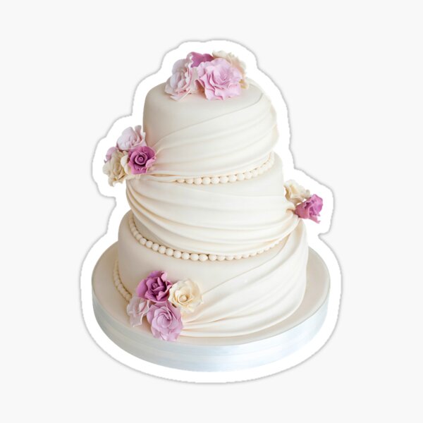 Cake of wedding Sticker